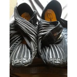 Furoshiki wrap around shoes